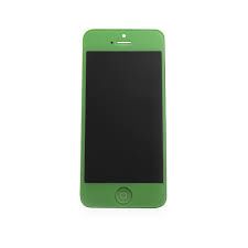 Kit vitre ecran complet Vert Iphone 5 